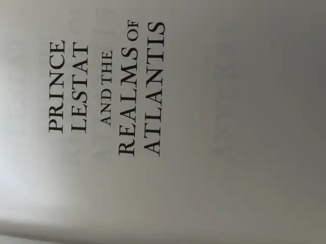 Anne Rice Prince Lestat and the Realms of Atlantis in Fiction in City of Toronto - Image 9