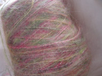 Yarn: Weaving Knitting Brushed Wool Faded Rose Garden 479 gm