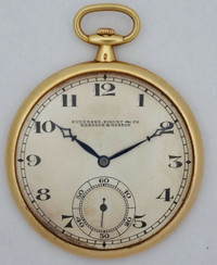 18k Gold Audemars Piguet Mens Antique Pocket Watch