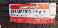 4 New Tires 225/45/18 Landspider All season High performance