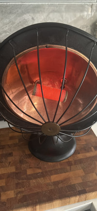 Antique Parabolic heater  