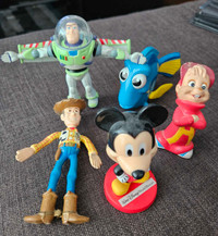 Disney Mickey, Woody, Buzz, Dory and Alvin toys