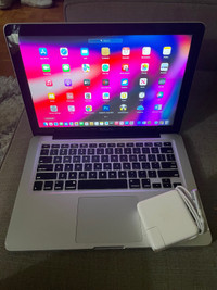 MacBook Pro 13”2018 512GB i5 Processor 8GB New Charger mint cond
