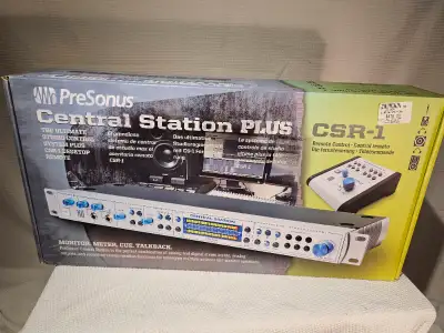 Presonus Central Station Plus - Monitor Switcher - New, In original box When you want to switch betw...