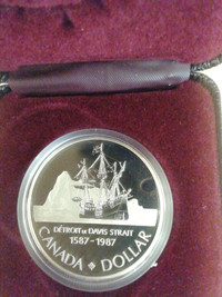 1987 Royal Canadian    Mint 50% silver dollar