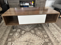 Kayce 4 legs coffee table with storage
