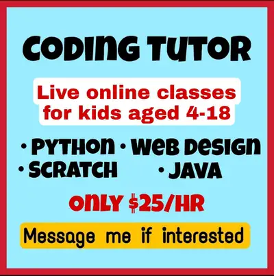 I'm a coding instructor with over nine years of experience teaching coding to kids of all ages. I sp...