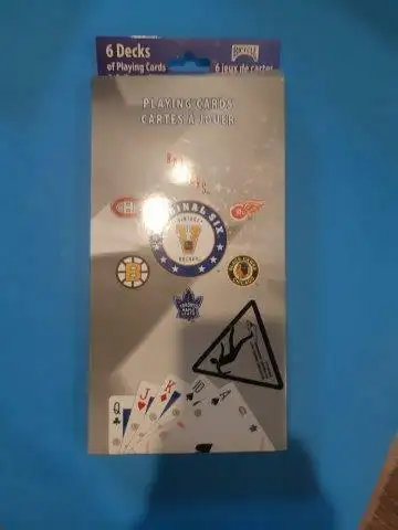 2011 Bicycle Vintage NHL Original Six Playing Card Set, View more