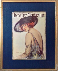 Art Collection Reproduction 1919. Theatre Magazine Encadrée