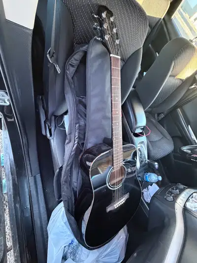 beautiful Jasmine Takamine guitar w/ gig bag & strings, View more
