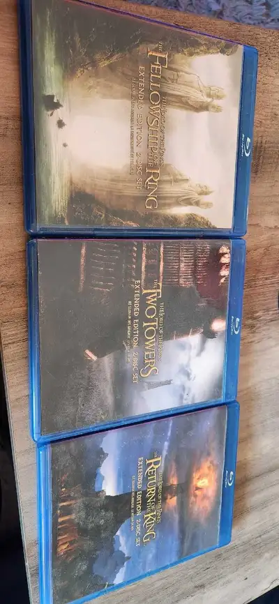 Lord of the Rings Extended Blu Ray, View more