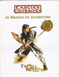 Castles & Crusades In Search Of Adventure Free RPG Day 2012 Book
