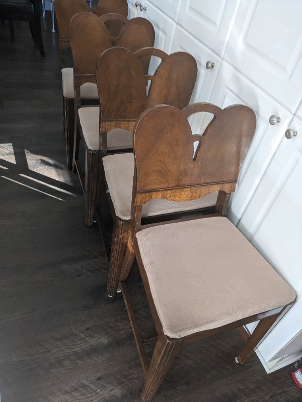 Antique dining room chairs in Dining Tables & Sets in St. Albert - Image 4