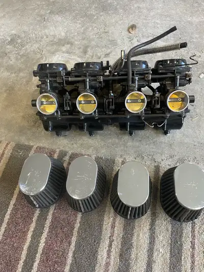Selling a set of used Suzuki GS1150 carbs that have been thoroughly cleaned and are ready to boost y...