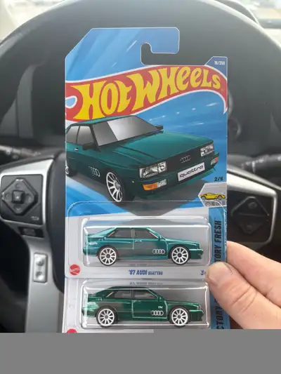 Hotwheels 87 Audi Quattro Super Treasure Hunt., View more