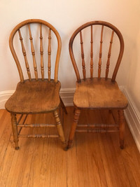 Antique Windsor Hoop Back Chairs