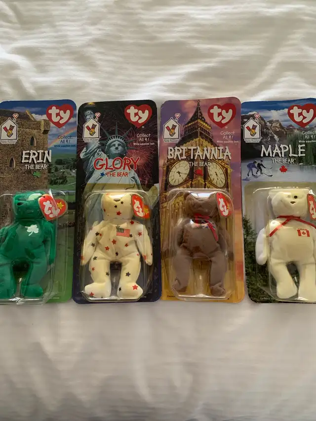 New Unopened Ty McDonald’s International Bears in Arts & Collectibles in City of Toronto - Image 2