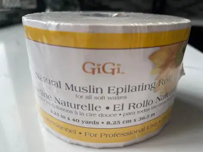 NEW GiGi Natural Muslin Epilating Roll – 40 yards x 3.25”, View more