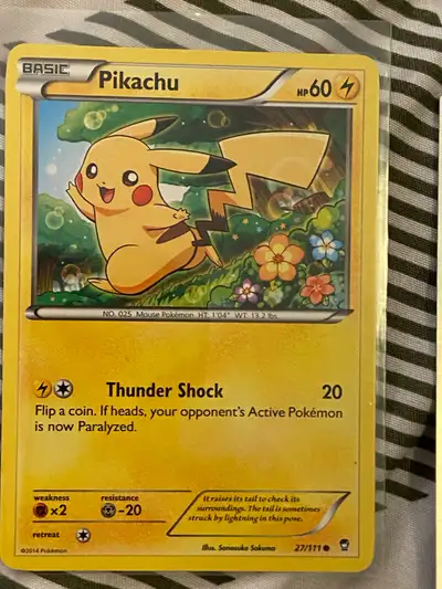 Pikachu Pokemon Card, View more