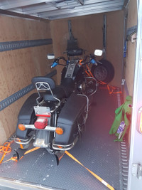 Motorcycle Transportation with Enclosed Trailer