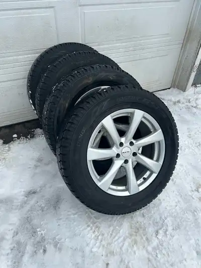 FIRM PRICE ! wheels / rims for toyota highlander ( was on a 2018 ) , 18 inch , 18x7.5 , 5x114.3 , of...