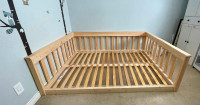 Custom-Made Montessori Double Bed Frame