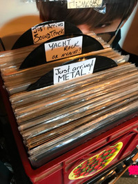 VINTAGE & VINYL has 50+ Bargain Crates! Albums, Lps 45s & 78s!