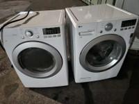 LG front load washer and dryer