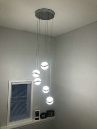 New Artika Wavey 5-Light LED Pendant Fixture