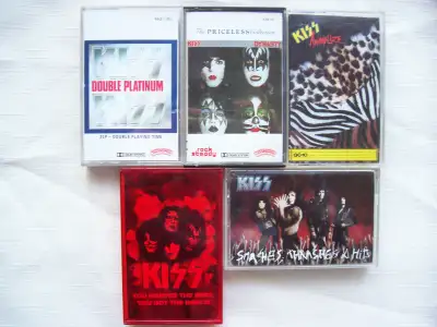 Kiss cassette tapes, View more