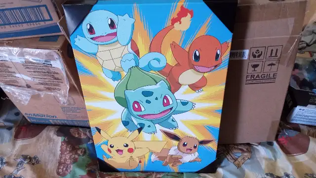 Wall Decor 13"x9" Pokémon Pikachu Canvas Wall Art62865712314881121