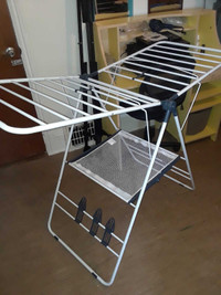 Laundry clothes drying rack