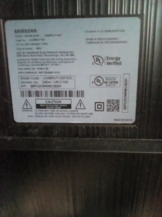 Samsung 58” Smart TV Parts in General Electronics in City of Toronto - Image 2