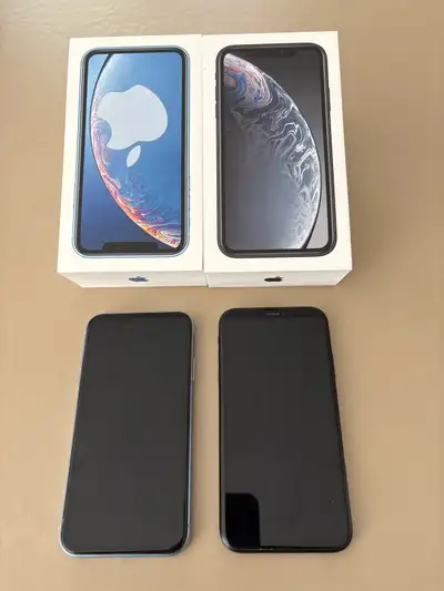 2 Apple iPhone XR 64gb, View more