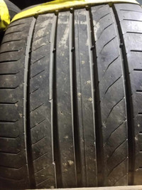 285/35R21 Continental used tires for sale pair : ContiSportConta