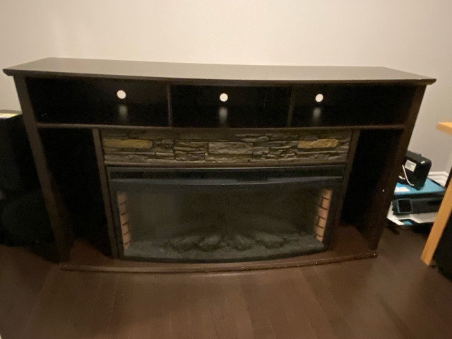 TV Stand with Fireplace in TV Tables & Entertainment Units in Oakville / Halton Region - Image 4