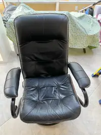 Ikea leather chair