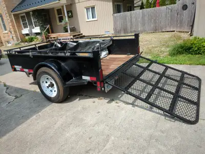 solid utility trailer