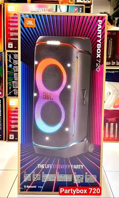 JBL PartyBox 720 Loudest battery-powered JBL party Speaker SALE, View more