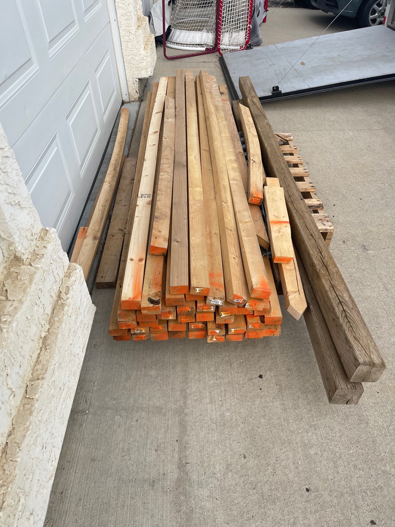 2x3 studs and 4x4 pressure treated 9Ft posts Other Saskatoon Kijiji