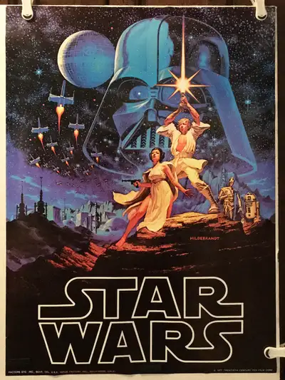 Star Wars A New Hope 1977 20'x28" Original Poster by Hildebrandt, View more