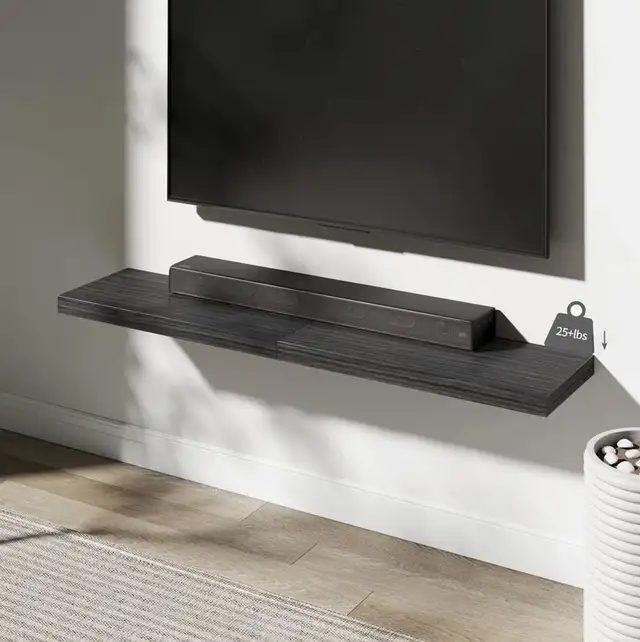 JPND Floating Shelf, Set of 3 Wall Shelves, 24” W x 12.75”D x 2  in Home Décor & Accents in Markham / York Region - Image 3