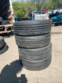 Four Goodyear Wrangler Fortitude 265/70R17  tires