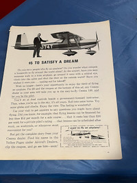 1965 Learn to fly Original Ad Cessna