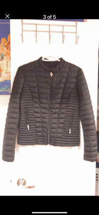 Danier leather jacket / TNA sweater 