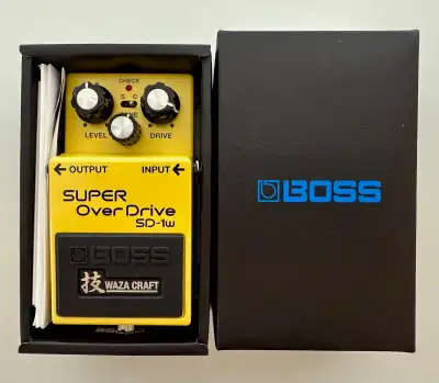 Boss SD-1W Waza Craft Super Overdrive Pedal ( Made in Japan ), View more