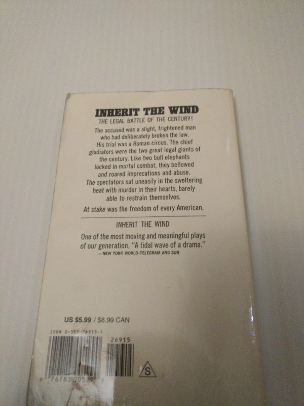 book: Inherit the Wind in Non-fiction in Cambridge - Image 2