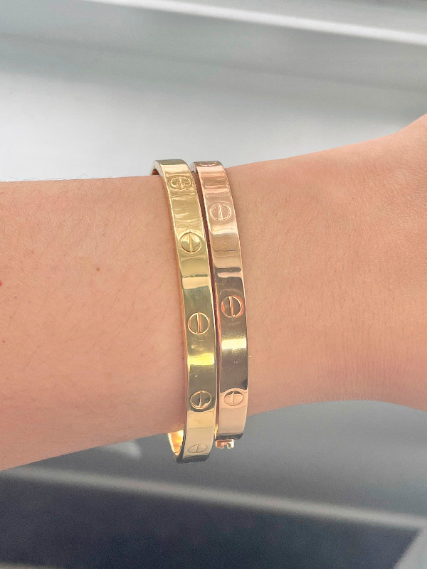18k gold bangles in Jewellery & Watches in Edmonton