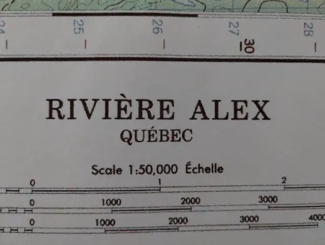 CARTE TOPOGRAPHIQUE LAC POULIN- DE- COURVAL ET PLUSIEURS AUTRES, in Fishing, Camping & Outdoors in Saguenay - Image 3