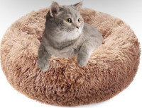 Calming Dog Bed & Cat Bed, Anti-Anxiety Donut Dog Cuddler Bed